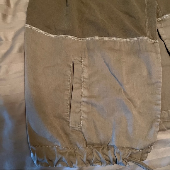 Anthropologie Postmark X-Small Green Open Front Anorak Hooded Jacket - Picture 9 of 15